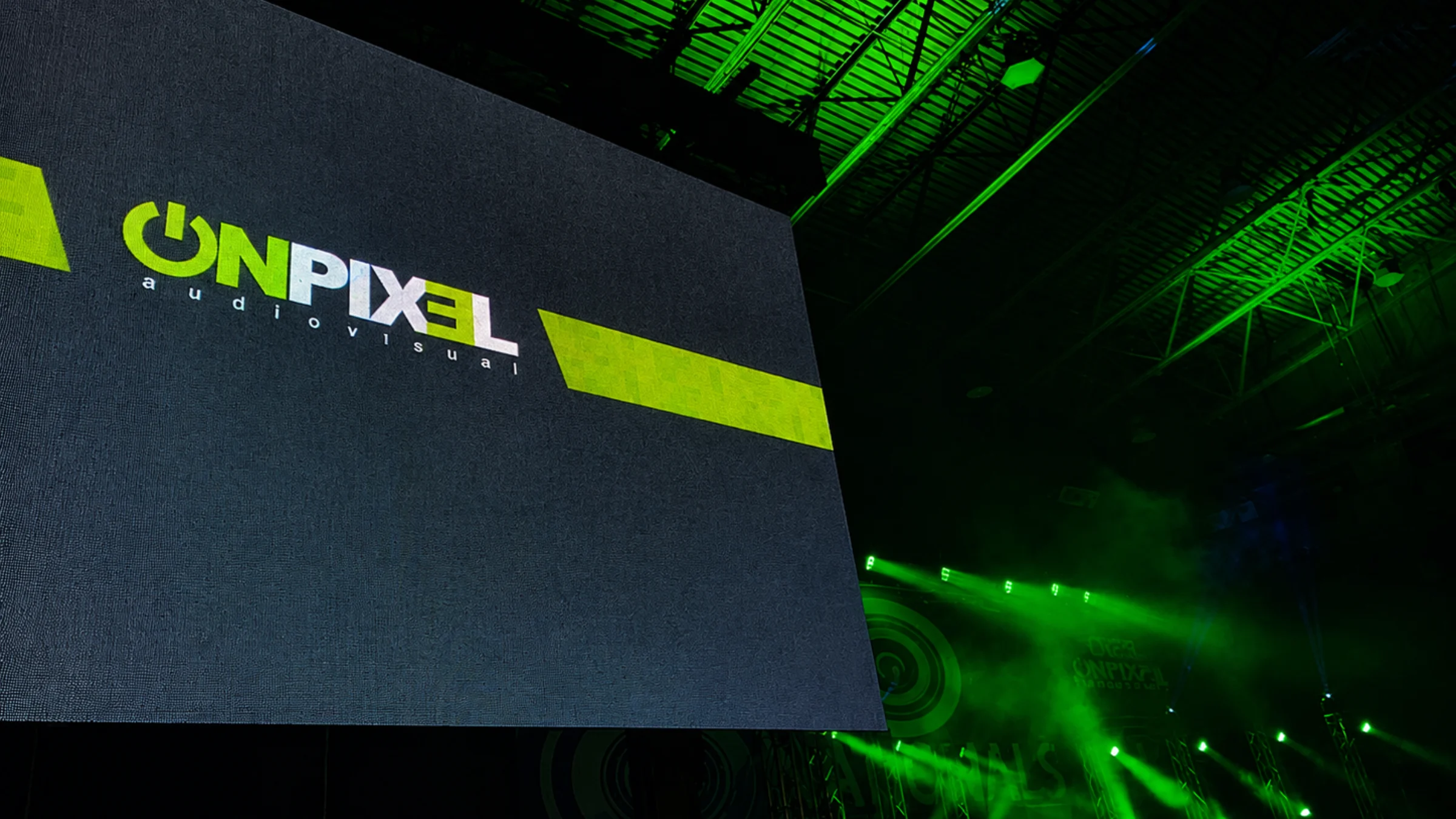 Large immersive stage produced by OnPixel Audiovisual